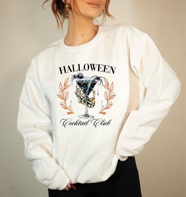Halloween Social Club Crew Neck Sweatshirt