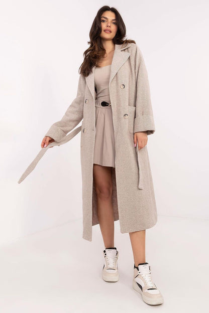 Selvarane Long Double-Breasted Wool Coat
