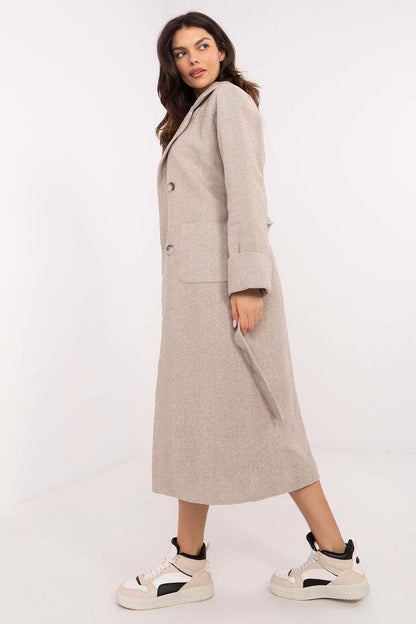 Selvarane Long Double-Breasted Wool Coat