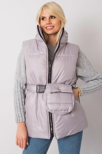 Calveris Belted Lined Zip Gilet