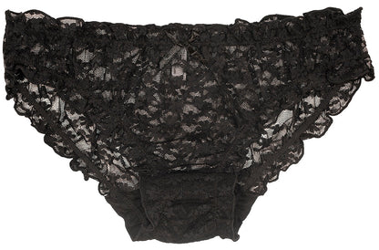Black Lace Bikini with Ruffles